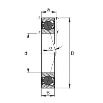 Bearing HCB7001-C-2RSD-T-P4S FAG