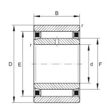 Bearing NAO25X42X16-IS1 INA