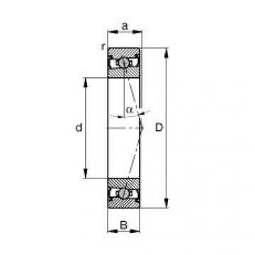 Bearing HCS71907-C-T-P4S FAG