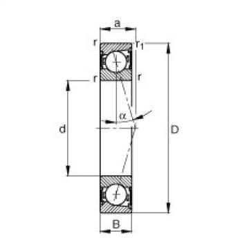 Bearing B7015-C-2RSD-T-P4S FAG