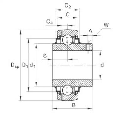 Bearing GYE45-210-KRR-B INA