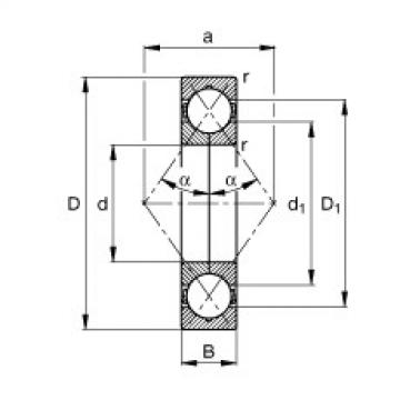 Bearing QJ209-TVP FAG