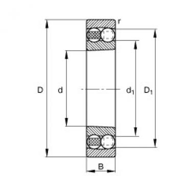 Bearing 1204-K-TVH-C3 FAG