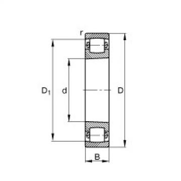 Bearing 20210-K-TVP-C3 FAG