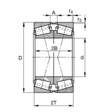 Bearing 30220-A-DF-A250-280 FAG