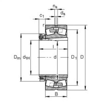 Bearing 230/800-K-MB + H30/800-HG FAG