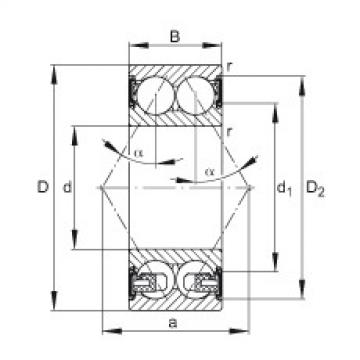 Bearing 3306-BD-2HRS-TVH FAG