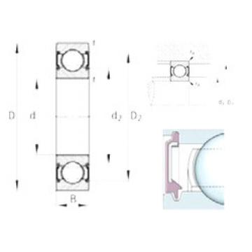 Bearing 6201-C-2BRS FAG