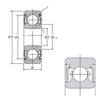 Bearing 608DD NMB