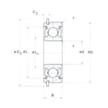 Bearing 607ZZNR NMB