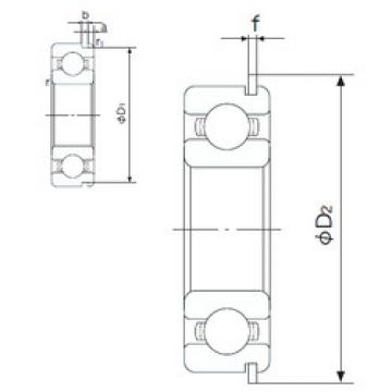 Bearing 6304NR NACHI