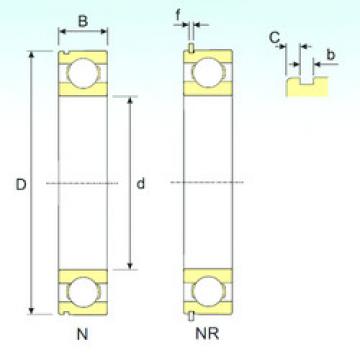 Bearing 6012 NR ISB