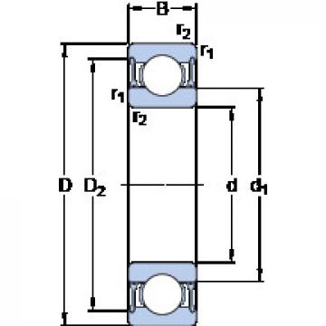 Bearing D/W R12-2RZ SKF