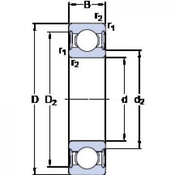 Bearing 6310-2RS1/HC5C3WT SKF