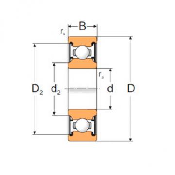 Bearing 62208-2RS1 MPZ