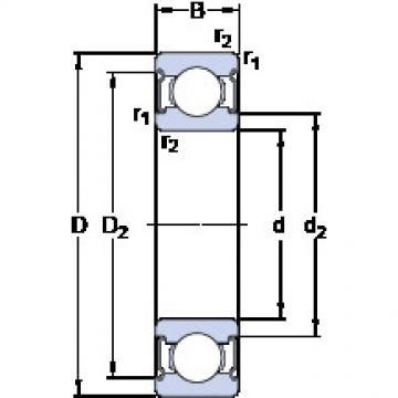 Bearing W 6001-2Z SKF