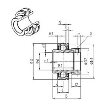 Bearing CEX204 SNR