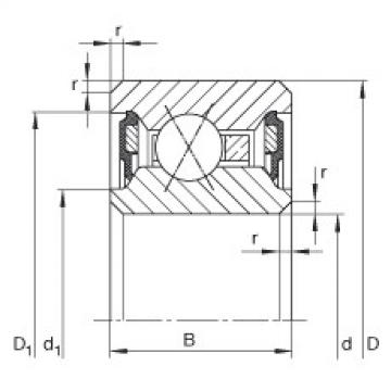 Bearing CSXU040-2RS INA