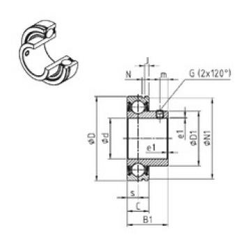 Bearing CUS206-19 SNR