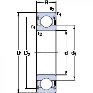 Bearing D/W ER1634-2ZS SKF