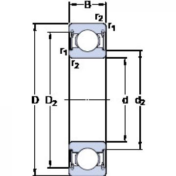 Bearing D/W R1810-2ZS SKF