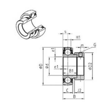 Bearing ES201G2 SNR