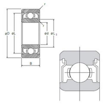 Bearing L-520ZZ NMB