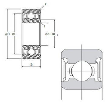 Bearing R-1960DD NMB