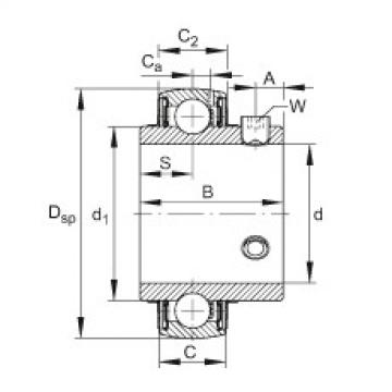 Bearing UC204 FAG