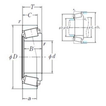 Bearing EE107057/107105 NSK