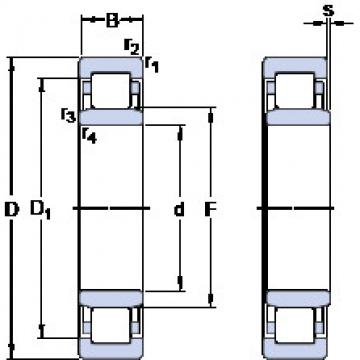 Bearing NU 1015 M SKF