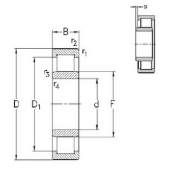 Bearing NU2252-E-MA6 NKE