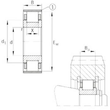 Bearing RN218-E-MPBX FAG