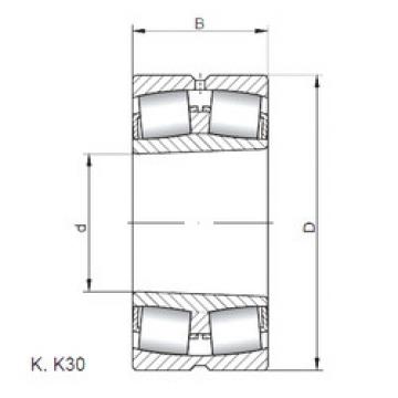 Bearing 21308 KCW33 CX