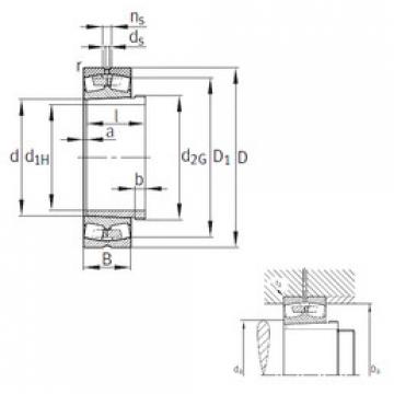 Bearing 23076-B-K-MB+AH3076G FAG