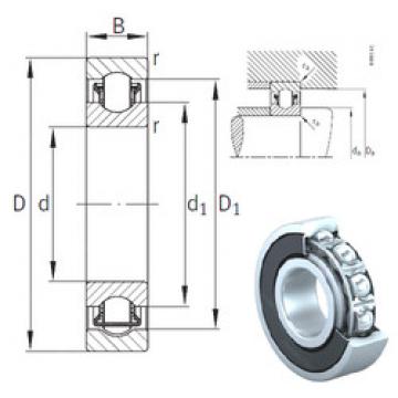 Bearing BXRE008-2RSR INA