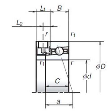 Bearing 110BNR19XE NSK