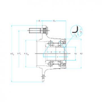 Bearing 33BWK02S NSK