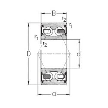 Bearing 3304-B-2RSR-TV NKE