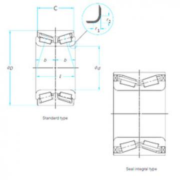 Bearing 39KWD02 NSK