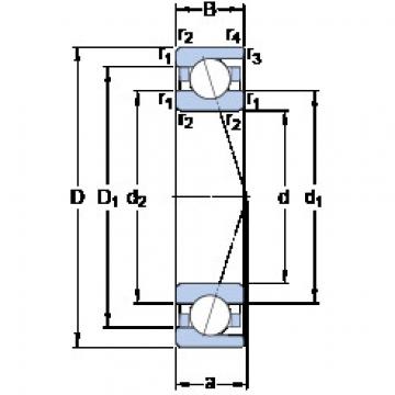 Bearing 7007 CD/HCP4A SKF