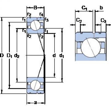 Bearing 7016 CD/P4AL SKF