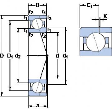 Bearing 71901 CE/P4AH SKF