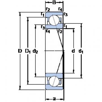 Bearing 71908 CE/HCP4A SKF