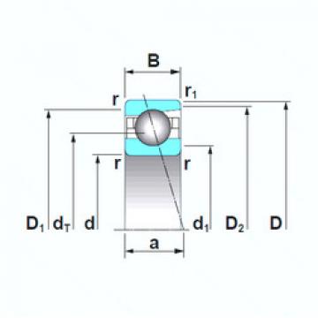 Bearing 7921CTRSU NSK