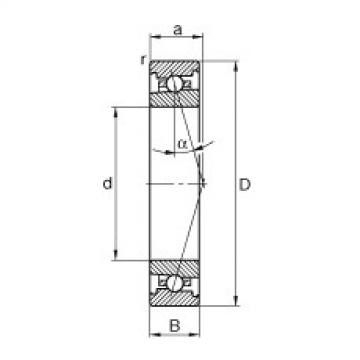 Bearing HS7016-C-T-P4S FAG