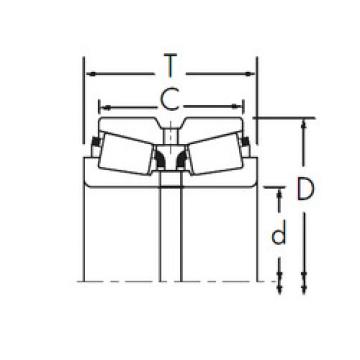 Bearing 17119/17245D+X4S-17119 Timken