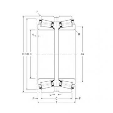 Bearing 100034X/100076XG Gamet