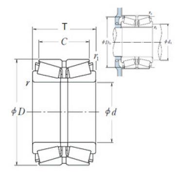 Bearing 140KBE2101+L NSK