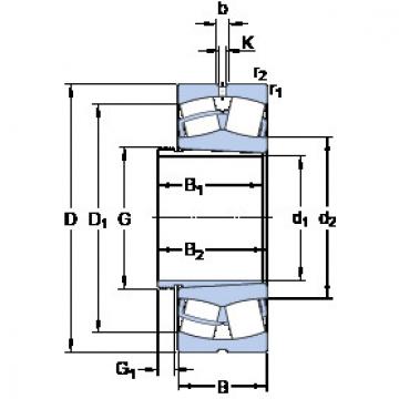 Bearing 24034 CCK30/W33 + AH 24034 SKF